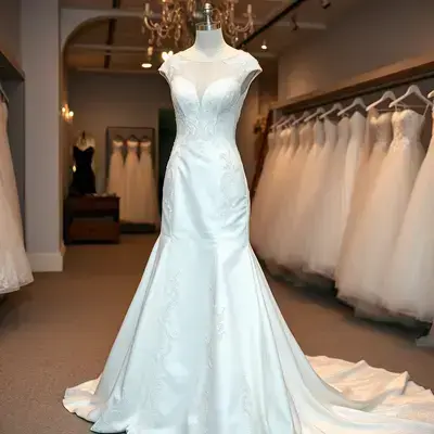 Custom wedding dress